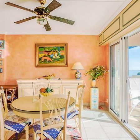 A6- 2 Bdr Incredible Sea View - Ac, Garage & Terrace Apartment Antibes Luaran gambar