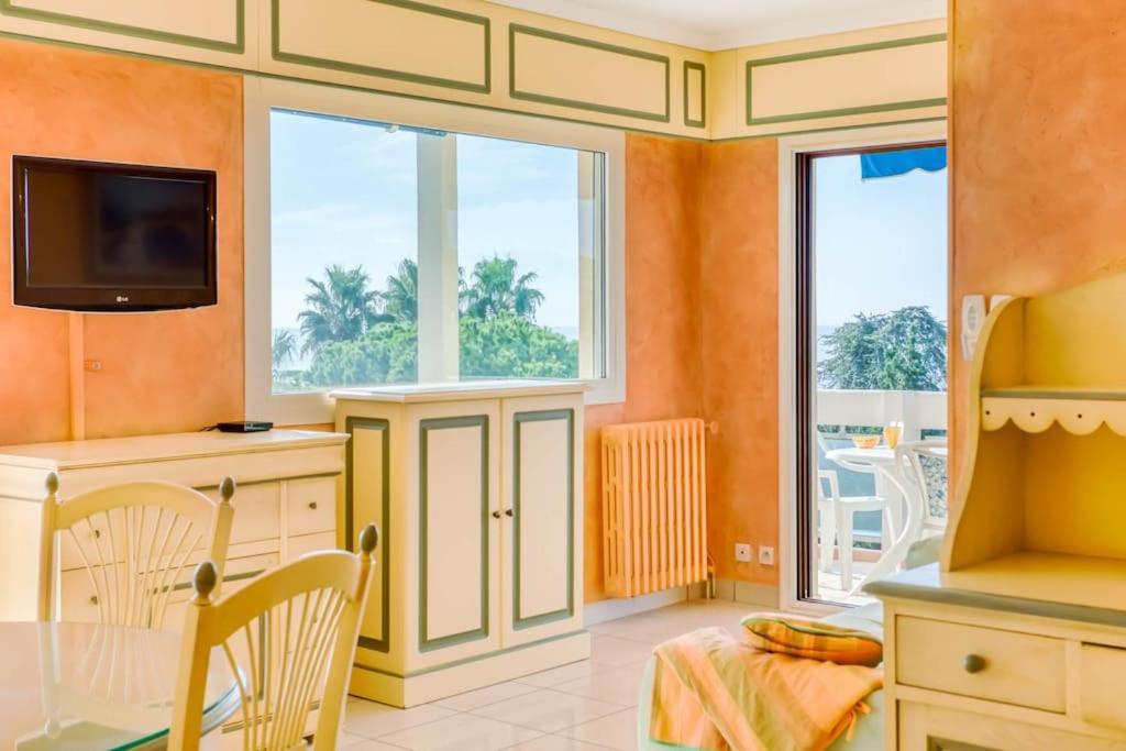 A6- 2 Bdr Incredible Sea View - Ac, Garage & Terrace Apartment Antibes Luaran gambar