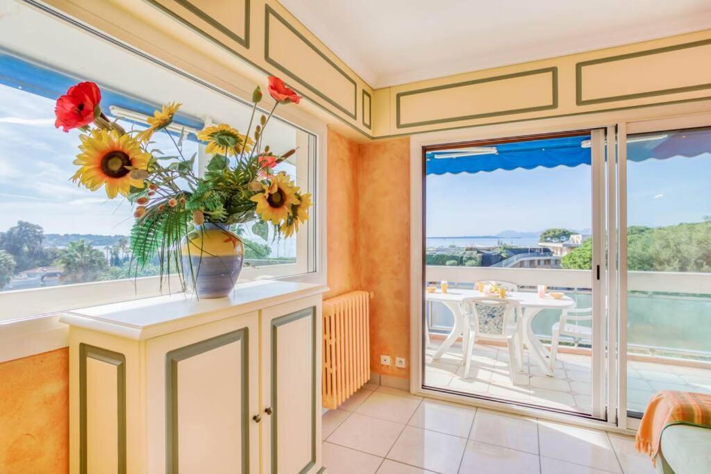A6- 2 Bdr Incredible Sea View - Ac, Garage & Terrace Apartment Antibes Luaran gambar