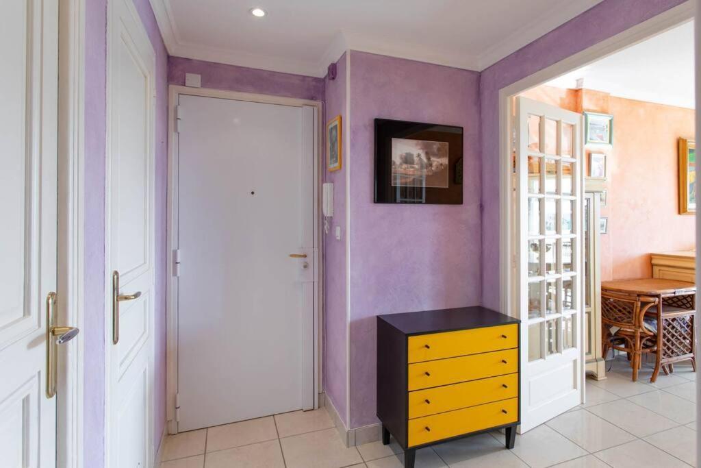 A6- 2 Bdr Incredible Sea View - Ac, Garage & Terrace Apartment Antibes Luaran gambar