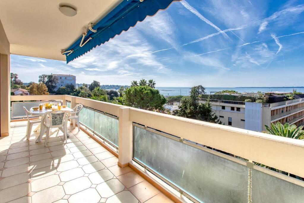 A6- 2 Bdr Incredible Sea View - Ac, Garage & Terrace Apartment Antibes Luaran gambar