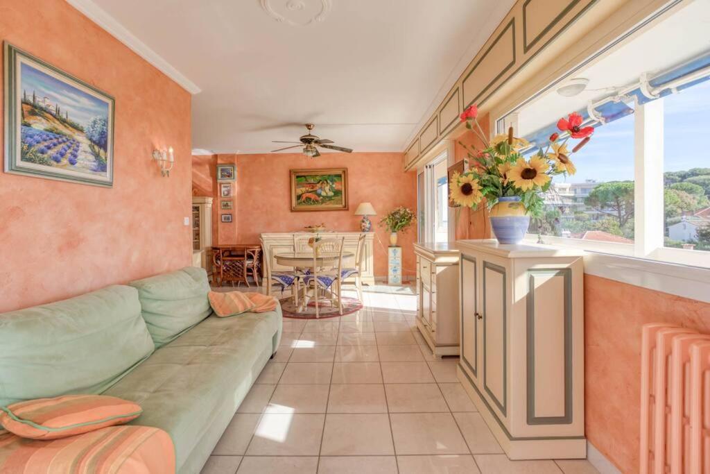 A6- 2 Bdr Incredible Sea View - Ac, Garage & Terrace Apartment Antibes Luaran gambar